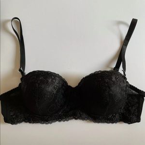 Sexy 90’s Y2K Black Lightly Padded Lined Buste Bra